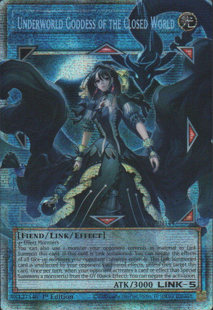 Underworld Goddess of the Closed World (extended art) - BLGG-EN144 - 1st Edition - Starlight Rare