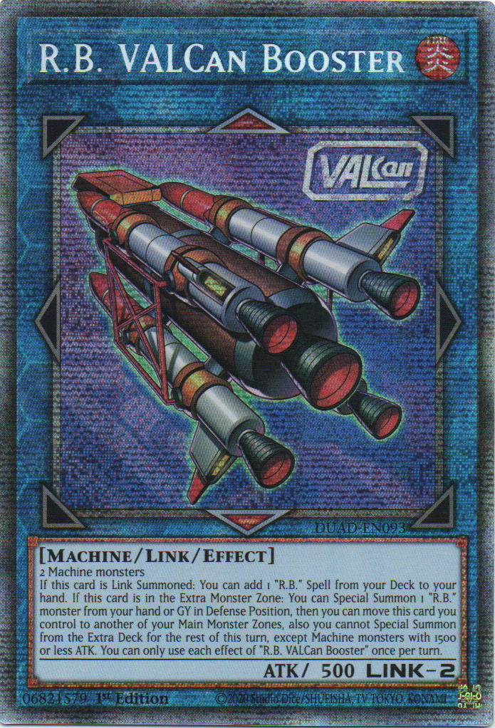 R.B. VALCan Booster - DUAD-EN093 - 1st Edition - Starlight Rare