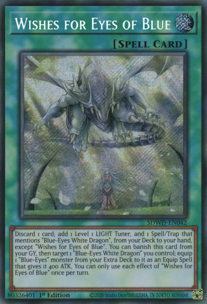 Wishes for Eyes of Blue - SDWD-EN042 - 1st Edition - Secret Rare