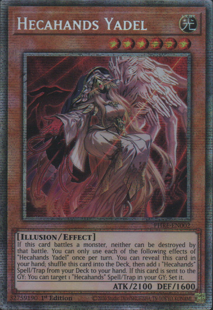 Hecahands Yadel - PHRE-EN002 - 1st Edition - Starlight Rare