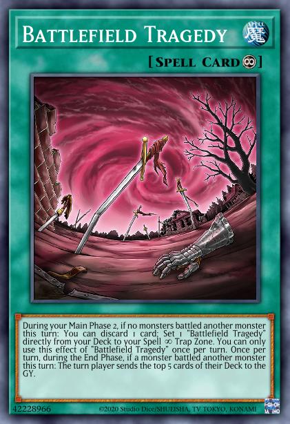 Battlefield Tragedy - BLMR-EN018 - 1st Edition - Secret Rare