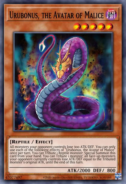 Urubonus, the Avatar of Malice - BLMR-EN020 - 1st Edition - Ultra Rare