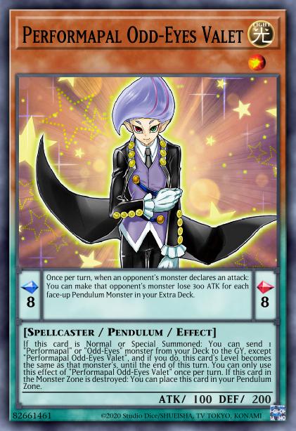 Performapal Odd-Eyes Valet - BLMR-EN029 - 1st Edition - Ultra Rare