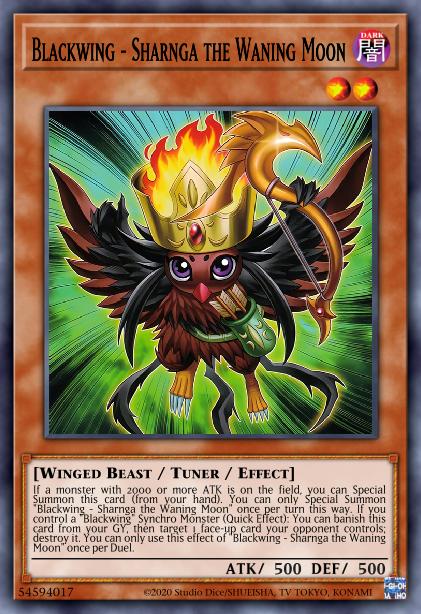 Blackwing - Sharnga the Waning Moon - BLMR-EN039 - 1st Edition - Ultra Rare