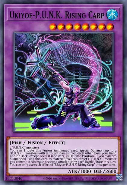 Ukiyoe-P.U.N.K. Rising Carp - BLMR-EN072 - 1st Edition - Ultra Rare