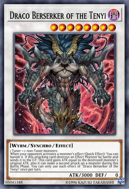 Draco Berserker of the Tenyi - BLMR-EN074 - 1st Edition - Secret Rare