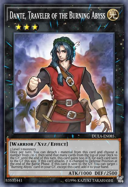 Dante, Traveler of the Burning Abyss - BLMR-EN081 - 1st Edition - Secret Rare
