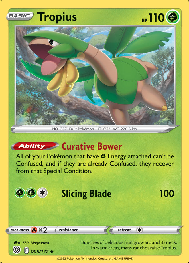 Tropius - Brilliant Stars 005/172 - Uncommon