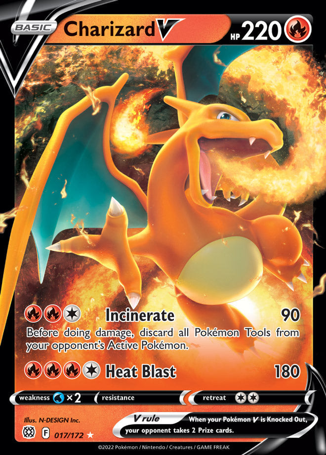 Charizard V - Brilliant Stars 017/172 - Ultra Rare