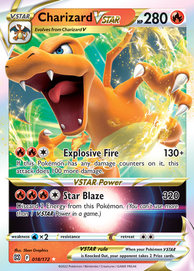 Charizard VSTAR - Brilliant Stars 018/172 - Ultra Rare