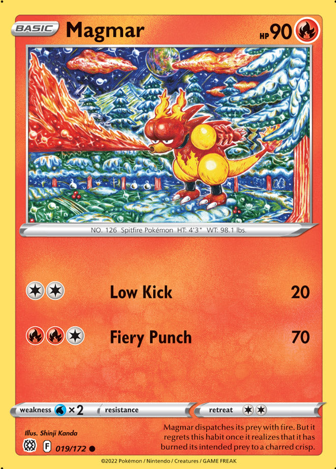 Magmar - Brilliant Stars 019/172 - Common