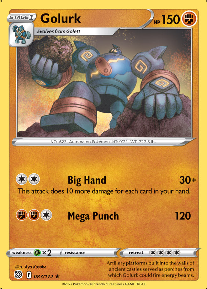 Golurk - Brilliant Stars 083/172 - Rare