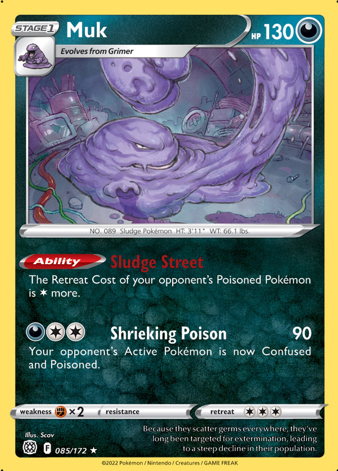Muk - Brilliant Stars 085/172 - Rare