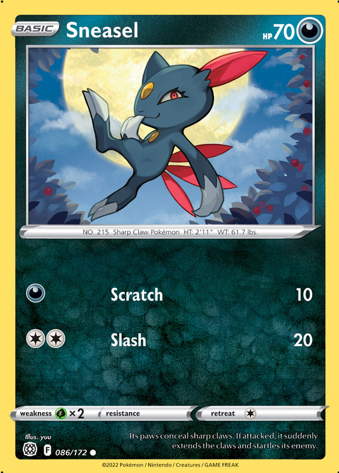 Sneasel - Brilliant Stars 086/172 - Common