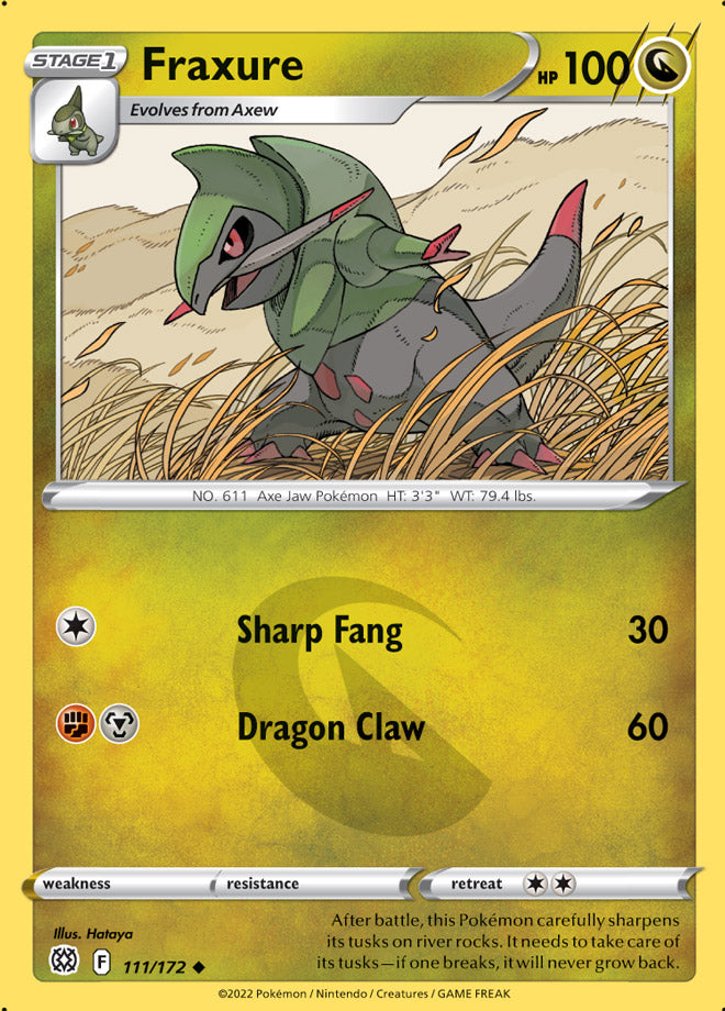 Fraxure - Brilliant Stars 111/172 - Uncommon