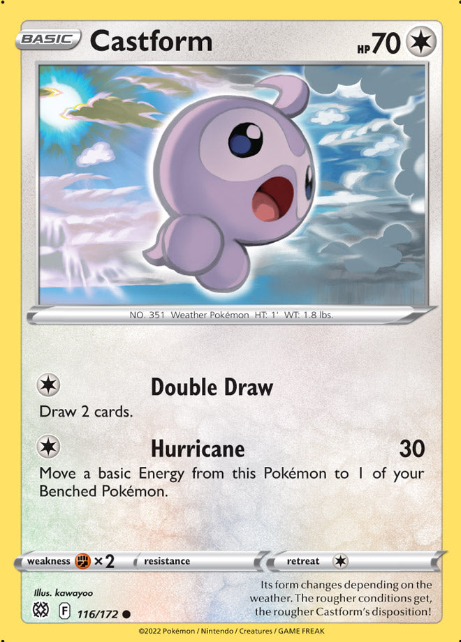 Castform - Brilliant Stars 116/172 - Common