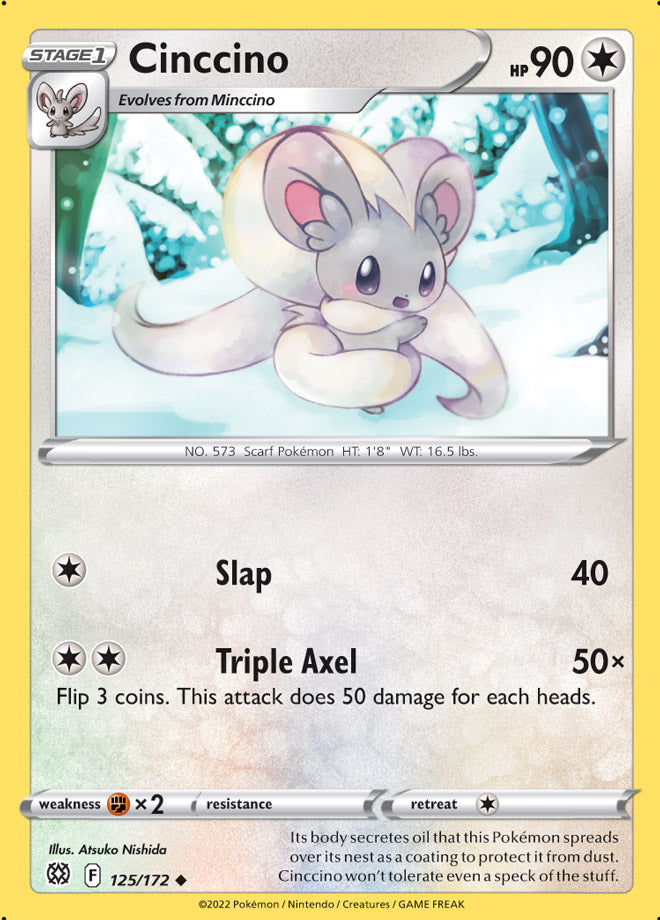 Cinccino - Brilliant Stars 125/172 - Uncommon