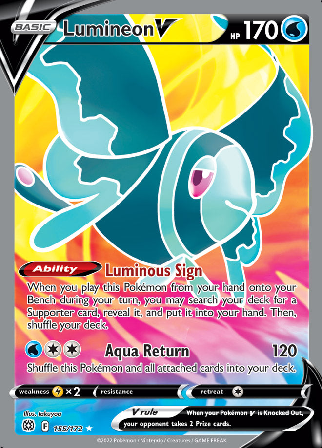Lumineon V - Brilliant Stars 155/172 - Full Art