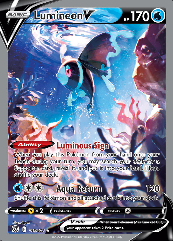 Lumineon V - Brilliant Stars 156/172 - Alternate Art