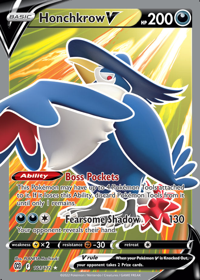 Honchkrow V - Brilliant Stars 161/172 - Full Art