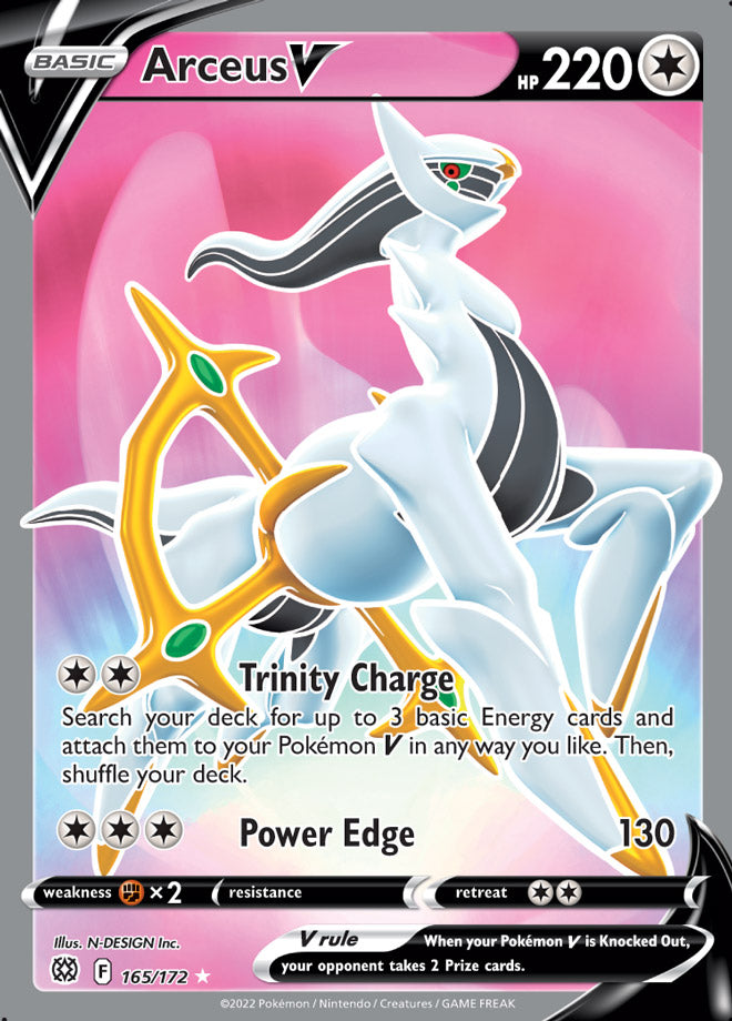 Arceus V - Brilliant Stars 165/172 - Full Art