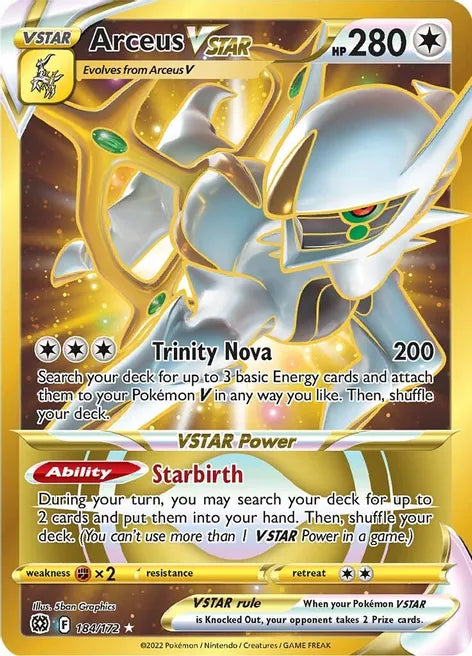 Arceus VSTAR - Brilliant Stars 184/172 - Secret Rare