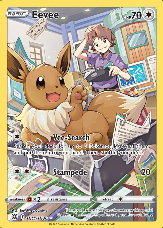 Eevee - Brilliant Stars TG11/TG30 - Trainer Gallery