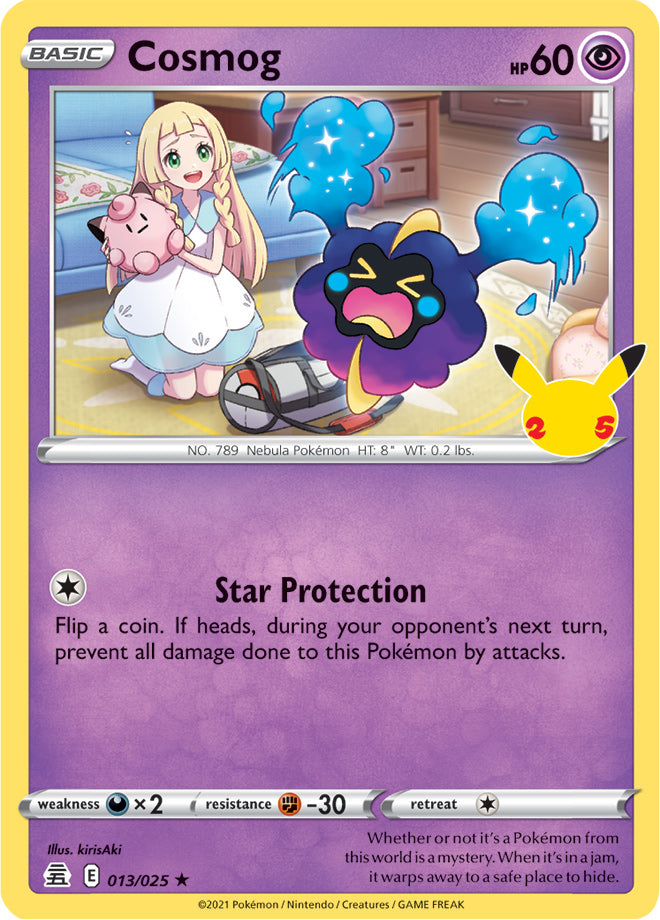 Cosmog - Celebrations 013/025 - Holo Rare
