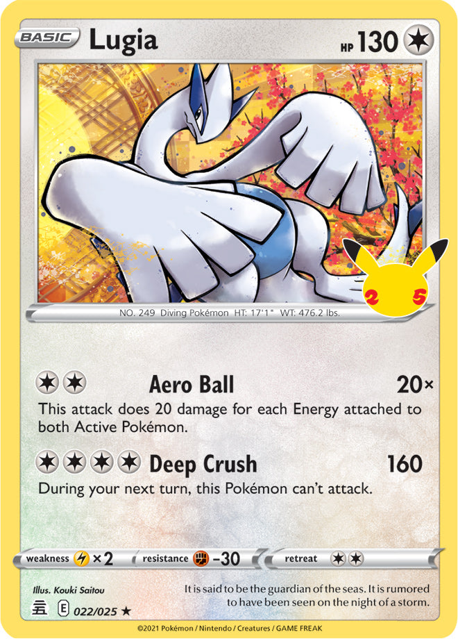 Lugia - Celebrations 022/025 - Holo Rare