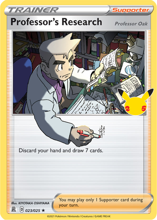 Professor's Research - Celebrations 023/025 - Holo Rare