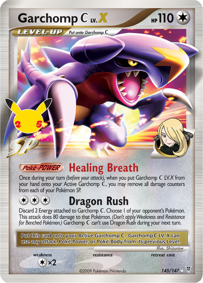 Garchomp LV.X - Celebrations Classic Collection 145/147 - Classic Collection