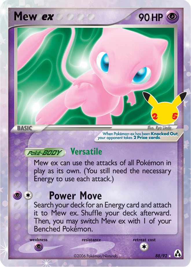 Mew ex - Celebrations Classic Collection 88/92 - Classic Collection