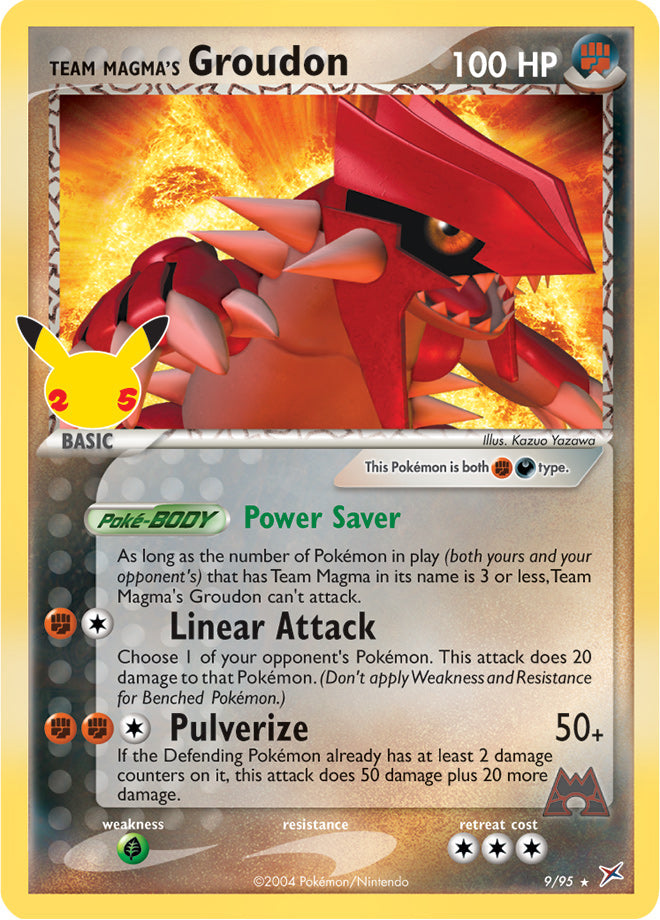 Team Magma's Groudon - Celebrations Classic Collection 9/95 - Classic Collection