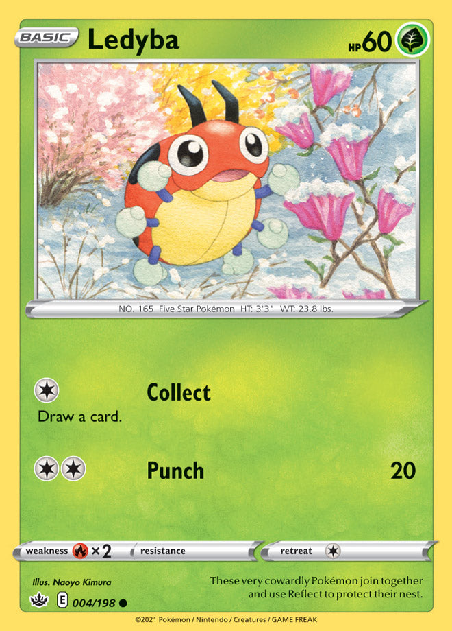 Ledyba - Chilling Reign 004/198 - Common