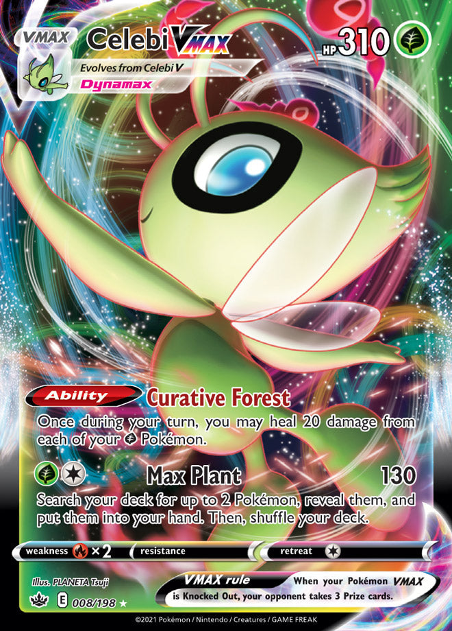 Celebi VMAX - Chilling Reign 008/198 - Ultra Rare
