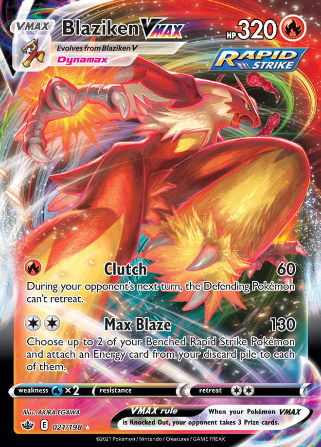 Blaziken VMAX - Chilling Reign 021/198 - Ultra Rare