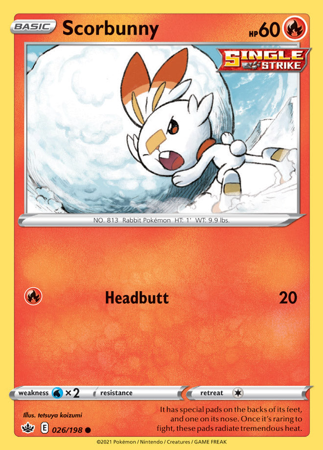 Scorbunny - Chilling Reign 026/198 - Common