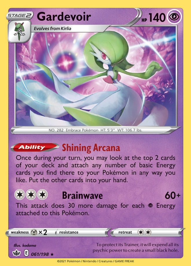 Gardevoir - Chilling Reign 061/198 - Rare Holo