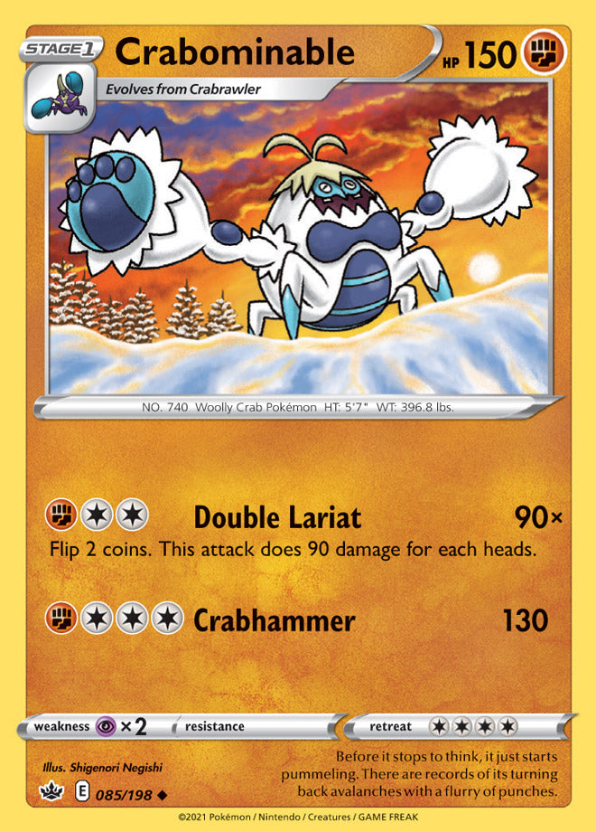 Crabominable - Chilling Reign 085/198 - Uncommon