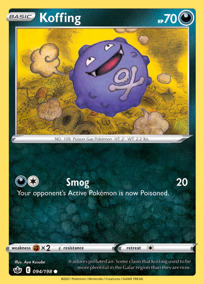 Koffing - Chilling Reign 094/198 - Common