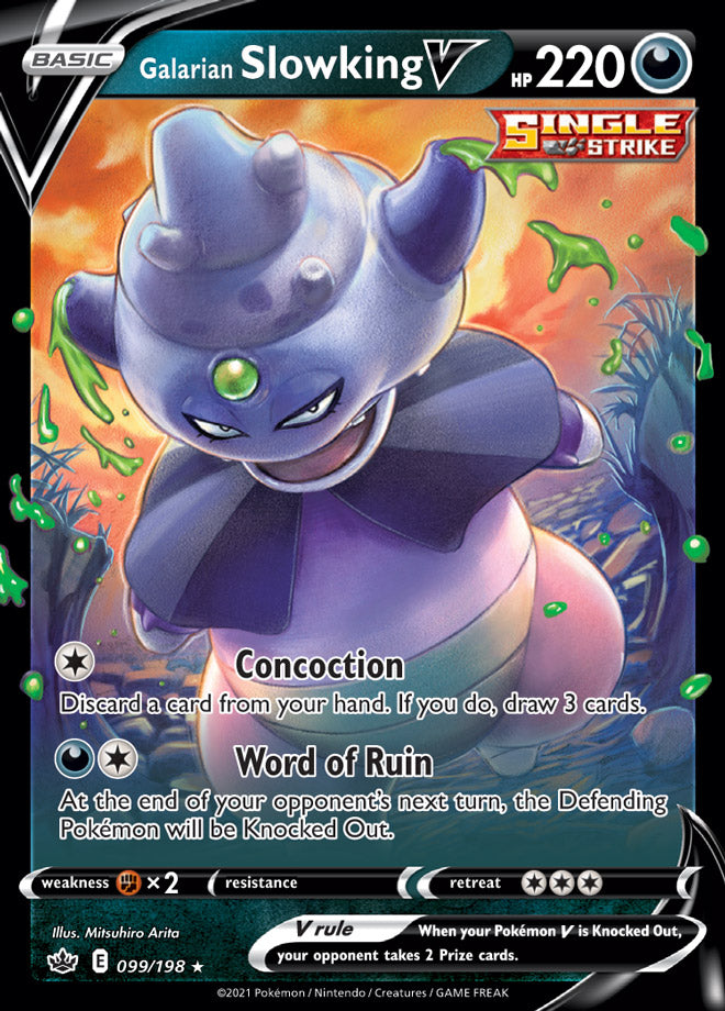 Galarian Slowking V - Chilling Reign 099/198 - Ultra Rare