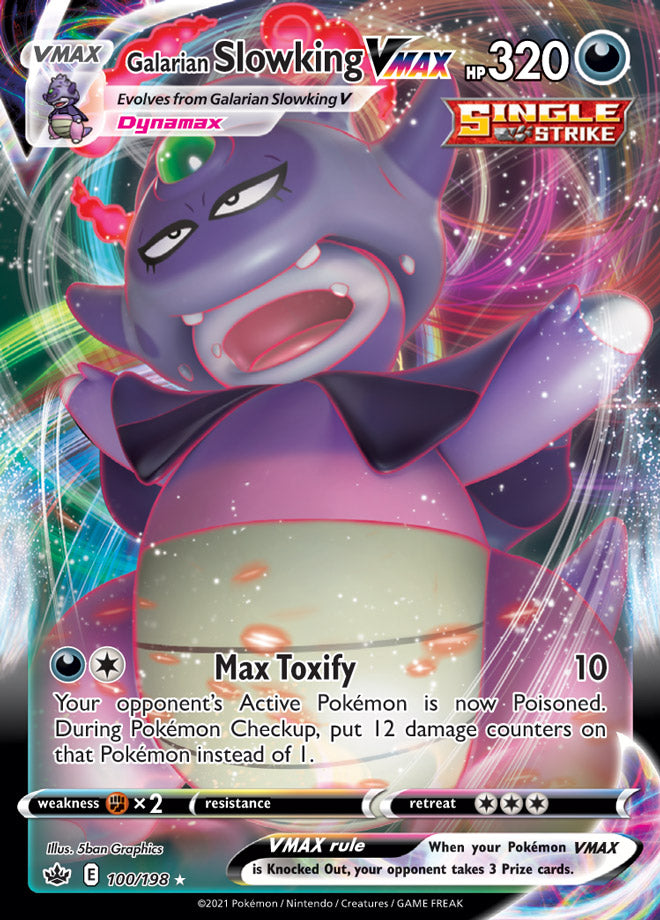 Galarian Slowking VMAX - Chilling Reign 100/198 - Ultra Rare