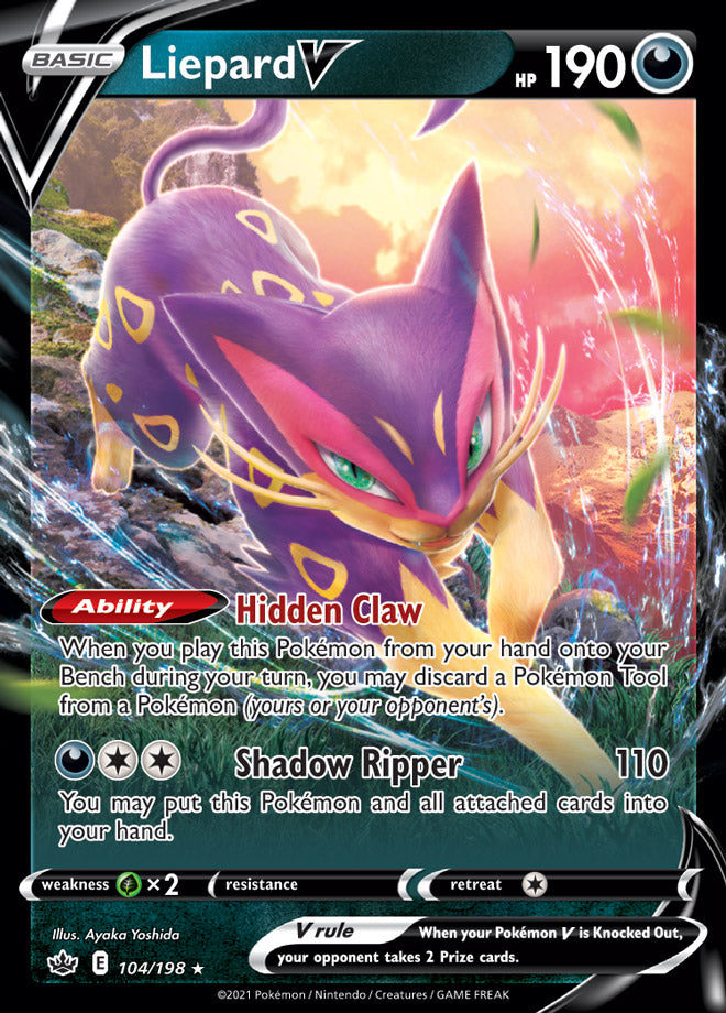 Liepard V - Chilling Reign 104/198 - Ultra Rare
