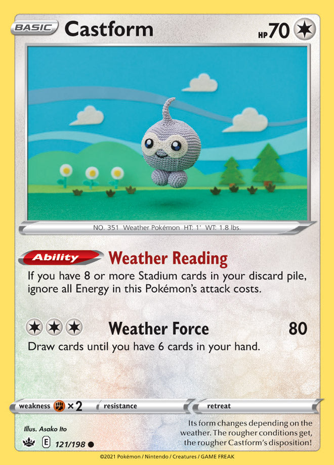 Castform - Chilling Reign 121/198 - Common