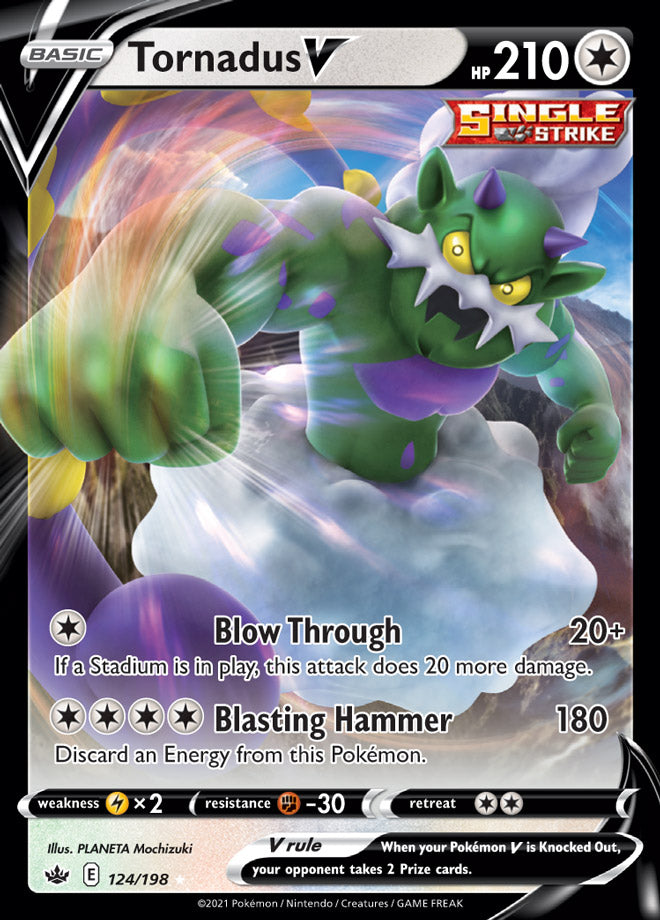 Tornadus V - Chilling Reign 124/198 - Ultra Rare