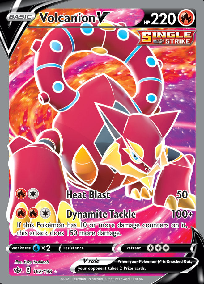 Volcanion V - Chilling Reign 162/198 - Full Art