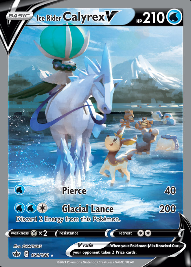 Ice Rider Calyrex V - Chilling Reign 164/198 - Alternate Art