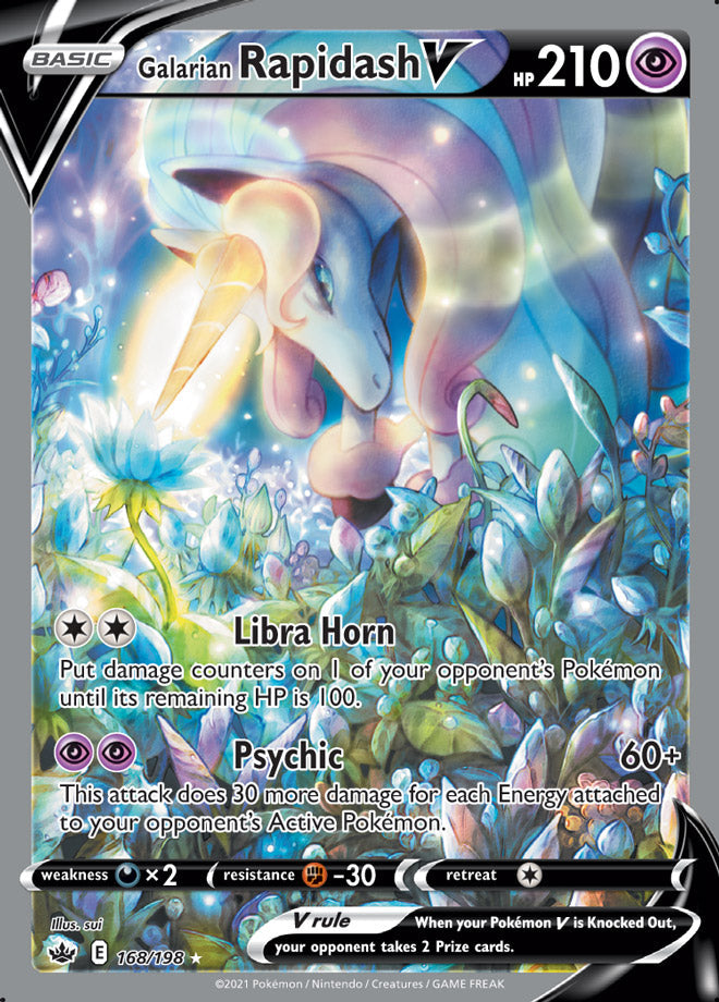 Galarian Rapidash V - Chilling Reign 168/198 - Alternate Art