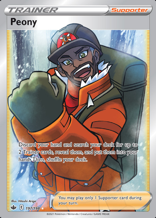 Peony - Chilling Reign 197/198 - Full Art