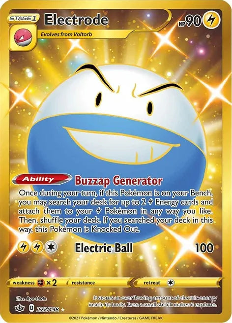 Electrode - Chilling Reign 222/198 - Secret Rare
